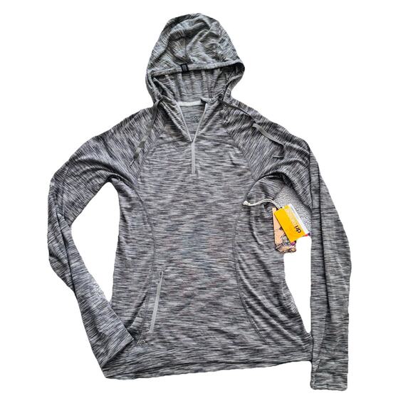 New Outdoor Research 1/4 Zip Womens Flyaway Zip Hoody Long sleeve Sz M Gorpcore - Picture 1 of 7